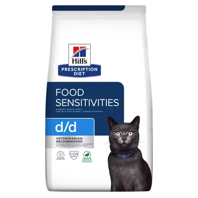 Hill's Prescription Diet Feline D/D Duck and Pea, 1.5 kg