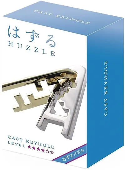 Puzzle logic metalic Hanayama - Cast Puzzle Keyhole Huzzle