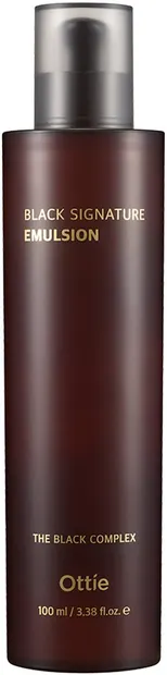 Ottie Black Signature Emulsie facială cu mucină de melc negru, 100 ml
