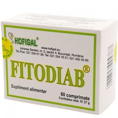 Fitodiab, Hofigal | 60 comprimate