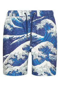 Pantaloni scurti de baie barbati Superdry - vintage - albastru -