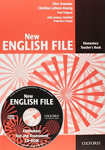 New English File Elementary Teacher's Book with Test and CD-ROM- REDUCERE 50%