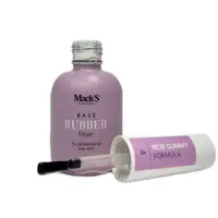 Base Rubber Fiber Mack’s Nr. 4 – 15ml | Bază cu Fibre pentru Unghii Fragile | FSM România