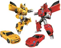 Set de joacă RS Toys Mega Team Robots - Mașini Transformers, 2 bucăți