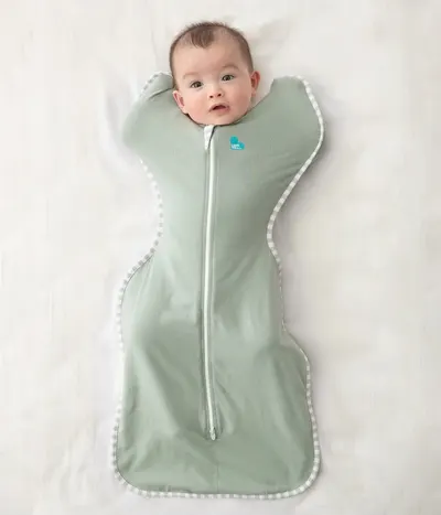 Sac de dormit pentru infasat Love to Dream Swaddle Up Olive S 3.5-6 kg 0.2 Tog