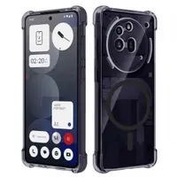 Husa MagSafe pentru Nothing Phone (3a) Pro, Techsuit, Shockproof Clear, Fumurie