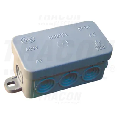 Doza de legaturi flexibila, pe tencuiala, gri PD75X35 80×42×40mm, IP54