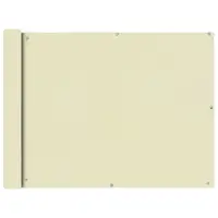 Gossi prelata pentru balcon, material textil oxford, 90x400 cm, crem