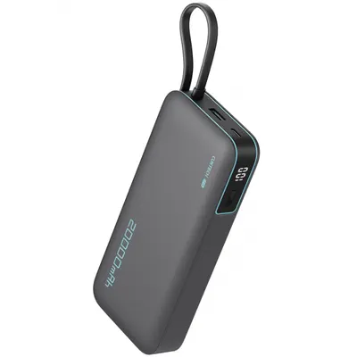 Baterie Externa Cuktech, 20000mAh, 55W, QC + PD, 1 x USB-A - 2 x USB-C, Gri CUKP200NGLDG