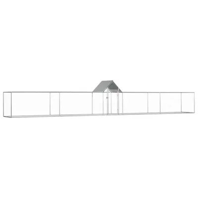 Gossi cotet pentru pasari, 9 x 1 x 1,5 m, otel galvanizat