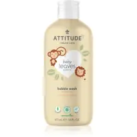 Attitude Baby Leaves Pear Nectar spuma de baie cu aroma de pere cu arome de pere 473 ml