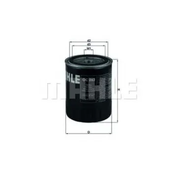 Filtru ulei MAHLE ORIGINAL OC 262