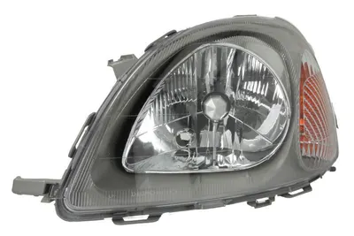 Far Stanga (halogen, H4/PY21W, electric, fara motoras, culoare insertie: gri, culoare semnalizator: alb) potrivit TOYOTA YARIS