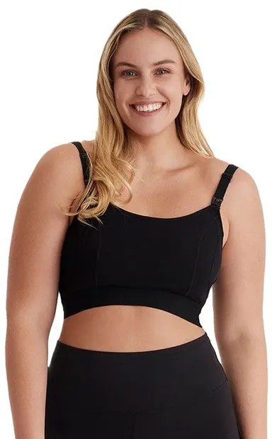 Sutien pentru gravide și alăptare Momcozy - YN08, mărimea XL, Black