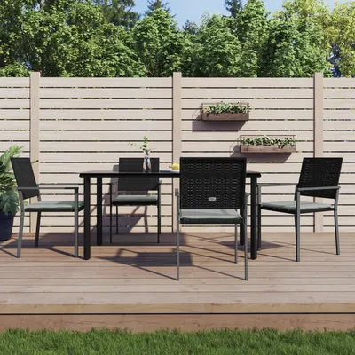 Gossi set mobilier de gradina cu perne, 5 piese, poliratan si otel