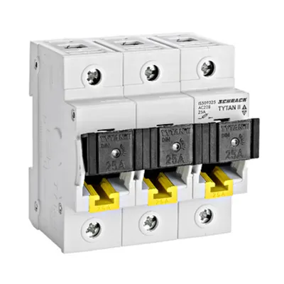 Separator modular pentru portfuzibile TYTAN 3p 25A, complet