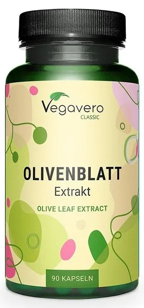 Olive Leaf Extract, 500 mg, 90 capsule, Vegavero