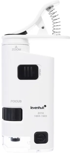 Джобен микроскоп Levenhuk - Zeno Cash ZC16, alb