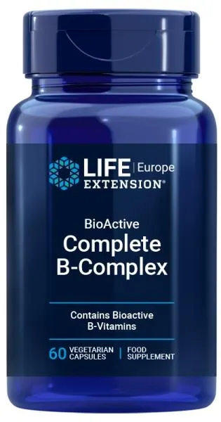 BioActive Complete B-Complex, 60 capsule, Life Extension
