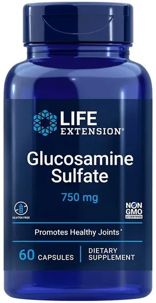 Glucosamine Sulfate, 750 mg, 60 capsule, Life Extension