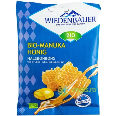 Bomboane cu Miere de Manuka Ecologice/Bio 60g