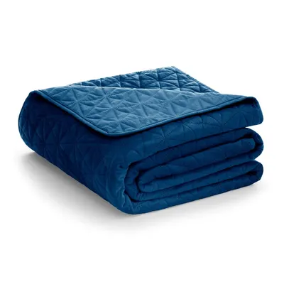 Cuvertură AmeliaHome Laila Royal, 220 x 240 cm, albastru