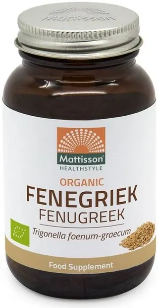 Mattisson Healthstyle Ogranic Fenugreek, 120 capsule