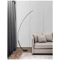 Lampa podea PREMIUM Nisipiu Negru Otel Aluminiu & Acrylic LED 30 Wat 230 Volt 1580Lm 3000K IP20
