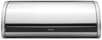 Cutie pentru depozitare pâine Brabantia - Roll Top, 16 l, Matt Steel