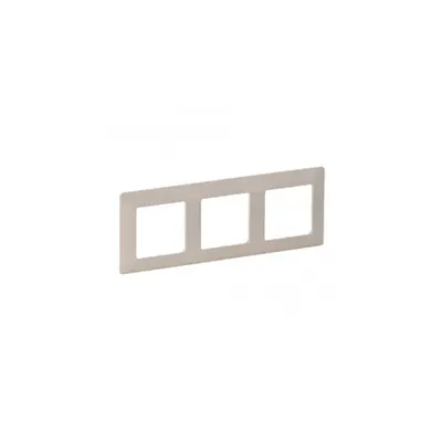 Plate Valena Life - 3 module - ivory