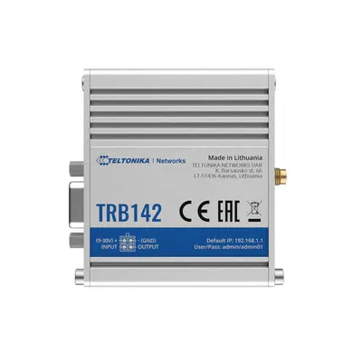 Gateway/controller industrial IP Teltonika TRB142, Cat1, GSM, LTE, Micro USB, SMS/apel, IoT