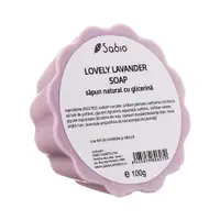 Sapun natural cu glicerina Lovely Lavender, 100g, Sabio