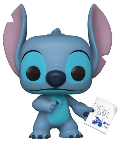Figurină Funko POP! Disney: Lilo &amp; Stitch - Stitch with Mood Chart #1744