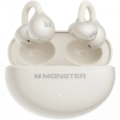 Handsfree Bluetooth Monster AirClip AC200, TWS, Crem Deschis