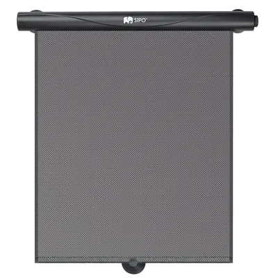 Set 2 parasolare tip rulou pentru geam auto Sipo Negru