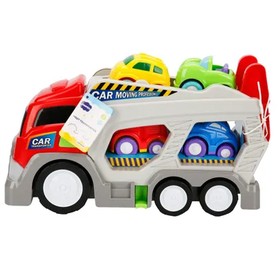 Jucarie bebelusi, Minibo, Camion cu remorca