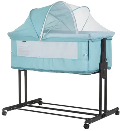 Cușcă cu o parte mobilă Chipolino - Zen, verde pastel