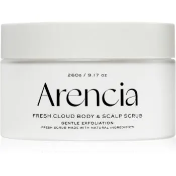 Arencia Fresh Cloud White Tea & Neroli crema delicata pentru exfoliere pentru corp si par
