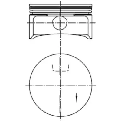 Piston Kolbenschmidt 99741601