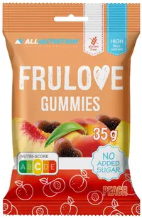 FruLove Gummies, piersică, 35 g, AllNutrition