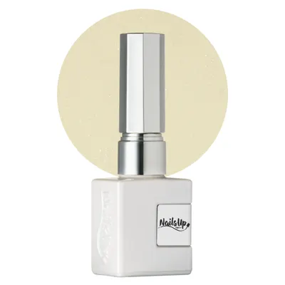 Oja Semipermanenta NAILSUP Infinity Silver 03 Milky White Glitter