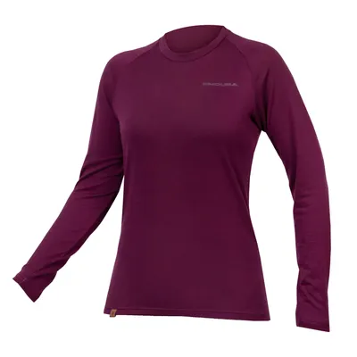 Endura pentru femei Baabaa Blend L/s Baselayer Aubergine
