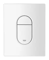 Placa de actionare Grohe, Arena Cosmopolitan, actionare cu dubla spalare sau Star&Stop, ventil de evacuare pneumatic, instalare verticala, suprafata cromata