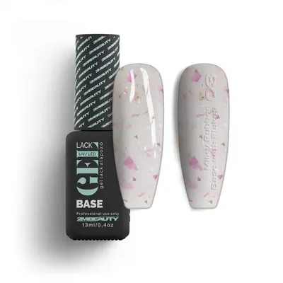 Oja Semi GELlack 2M Hema Free Milky Rubber Base with Flakes Nr. 03
