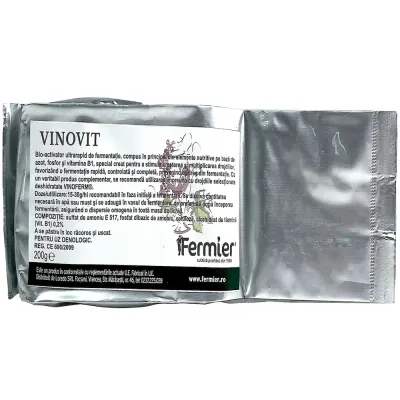 Vinovit 200 gr, activator fermentatie pentru must, Essedielle (a se folosi impreuna cu drojdiile Essedielle) - Default Title