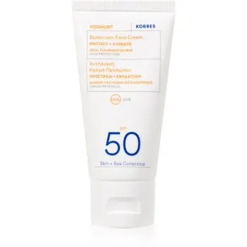 Korres Yoghurt Sunscreen crema de soare pentru fata cu efect de hidratare