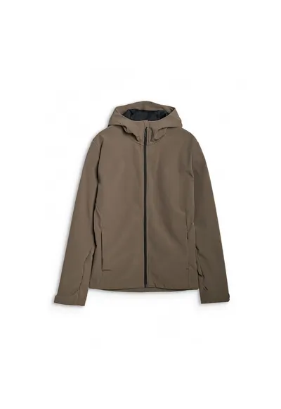 Jacheta softshell barbati NeoDry 5000 - poliester - gluga reglabila - maro