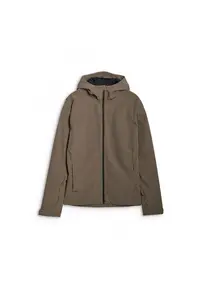Jacheta softshell barbati NeoDry 5000 - poliester - gluga reglabila - maro