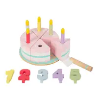 Tort din lemn de taiat cu scai Felyx Toys
