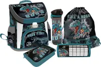 Set școlar Lizzy Card Dino Cool Boss - 5 în 1